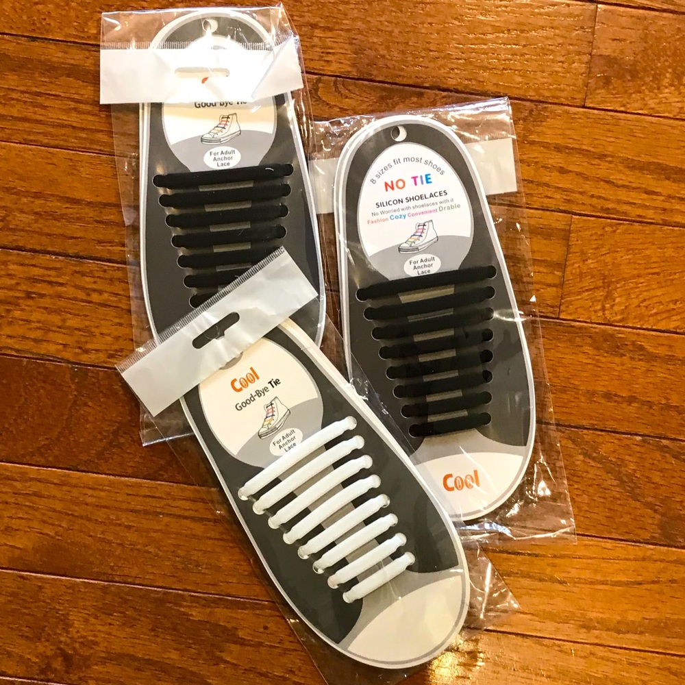 No-tie rubber shoelaces